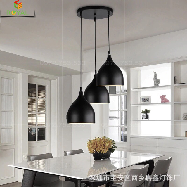 Đèn Thả bàn ăn hình giọt nước D180 ( 3 ĐÈN) Đèn Thả bàn ăn hình giọt nước D180 ( 3 ĐÈN)